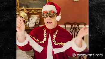 Elton John Rocks Over-the-Top Santa Suit for 2021 Concert Message