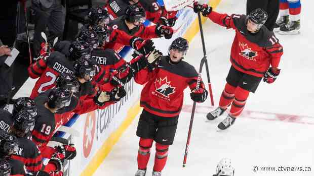 Shedding game rust key for Canadian team in defending world junior men's hockey gold