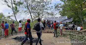 Levantan bloqueo de la vía Belén de Bajirá - Río Sucio tras acuerdo con la Gobernación de Chocó - Blu Radio