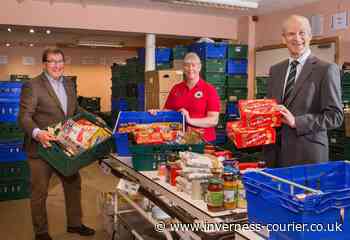 Highland construction company donates £5000 to help food bank during winter - Inverness Courier