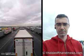 Lack of food provision and toilet facilities at Manston lorry park says stranded HGV driver - The Isle of Thanet News