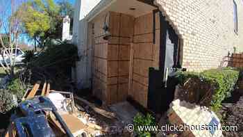 Tough Christmas: Houston family asking for help to move after car smashes into their home - KPRC Click2Houston