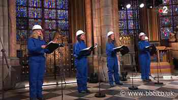 Notre-Dame: Choir sings inside cathedral for first time since fire