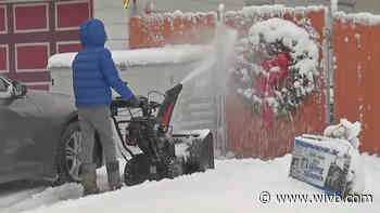 Hamburg family says they're grateful for Christmas weather, town prepares for more snow overnight