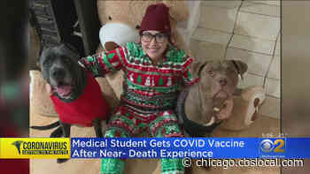 Medical Student Gets COVID-19 Vaccine After Near-Death Experience - CBS Chicago