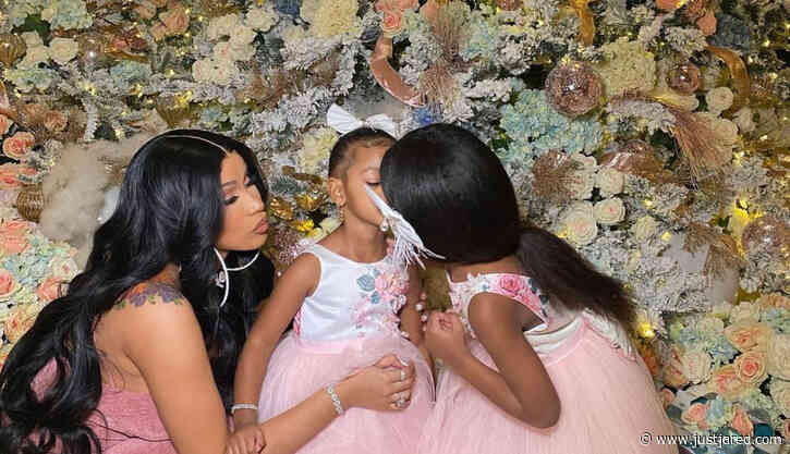 Cardi B Gets Emotional While Showing Off Her Incredible Christmas Decorations!