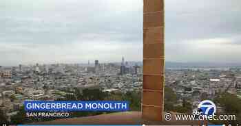 Gingerbread monolith sweetens Christmas Day in San Francisco     - CNET