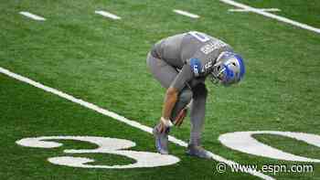 Lions QB Stafford ruled out with ankle injury