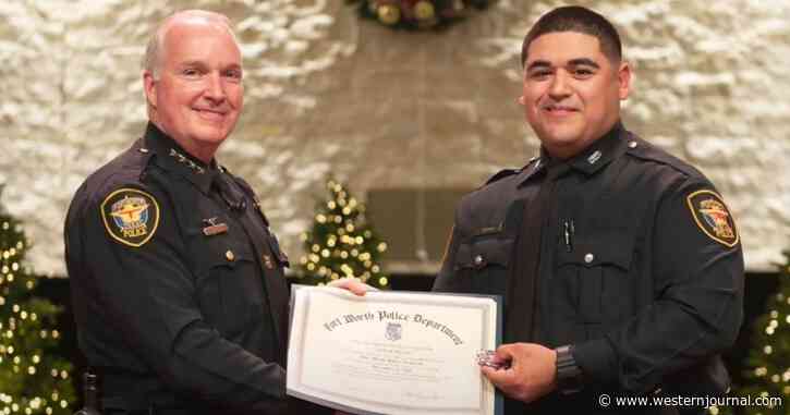 IED Took Marine’s Legs, After 13 Years of Perseverance He’s Officially Sworn in as a Police Officer