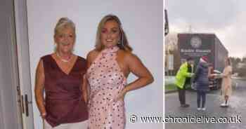 Residents deliver Christmas dinner and gifts to stranded Turkish lorry drivers