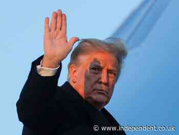 Trump ‘returns to golf course’ as Republican anger grows over his refusal to sign Covid bill - follow live