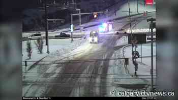 Multi-vehicle collision disrupts traffic on Calgary's Memorial Drive