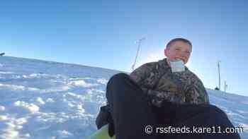Minnesotans embrace snowy, chilly weather on Christmas Day