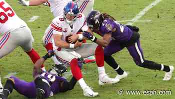 New York Giants' blowout loss to Ravens a big reality check