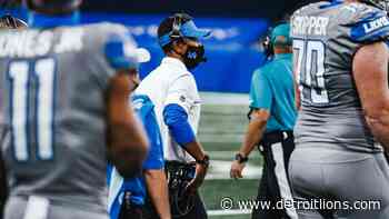 FOUR DOWNS: Lions not using coaching shuffle as excuse for loss - detroitlions.com