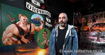 Belfast artist creates stunning art for two of the city's best known bars - Belfast Live
