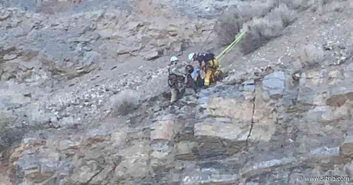 Hiker rescued after falling more than 100 feet and lying stranded for hours