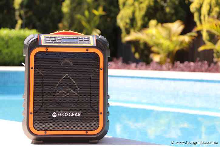 Enjoy your music in the great outdoors with the waterproof EcoXplorer Bluetooth speaker