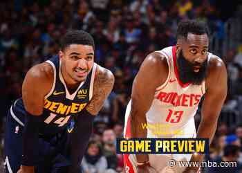 Preview: Denver Nuggets take on Houston Rockets in final game of homestand - Nuggets.com