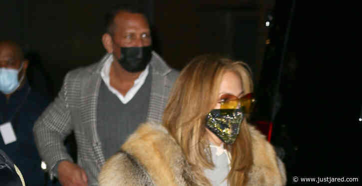 Jennifer Lopez & Alex Rodriguez Bundle Up in Stylish Outfits for Night Out in NYC