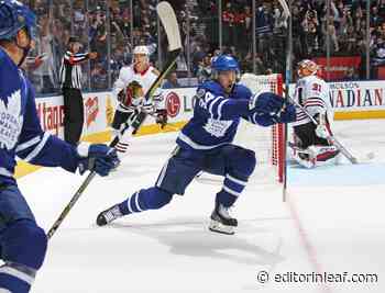 Experience Will Pay Off for Toronto Maple Leafs This Season - Editor in Leaf