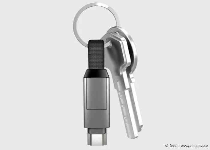 inCharge6 keychain charging cable for iOS and Android