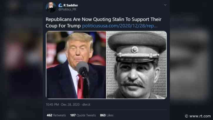 #Resistance Twitter claims Republicans are like STALIN after completely misreading pollster quote