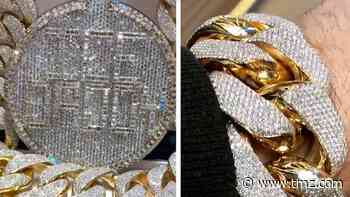 Gucci Mane's Wife Gifts Him 'Biggest' Cuban Link Chain & Pendant Set