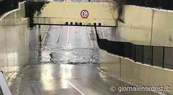 Oderzo: sciolgimento della neve blocca il sottopasso di via Spiné - Giornale Nord Est