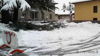 Clusone, grosso ramo cade nel parcheggio - MyValley.it