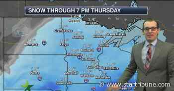 Up to 5" of snow in Tuesday's Twin Cities forecast
