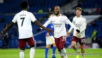 Substitute Alexandre Lacazette fires Arsenal to victory at beleaguered Brighton