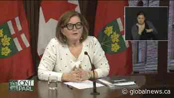 Coronavirus: Ontario health official stresses ‘don’t take a vacation’ after finance minister takes ‘personal trip’