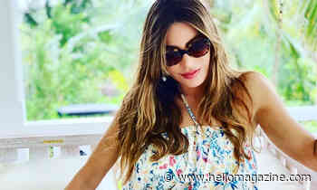 Modern Family's Sofia Vergara displays incredible curves in Christmas break beach dress - HELLO!