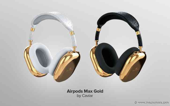 Caviar Introduces Custom 'Pure Gold' AirPods Max for $108,000