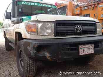 Paciente de ambulancia muere en choque en Coronel Oviedo - ÚltimaHora.com