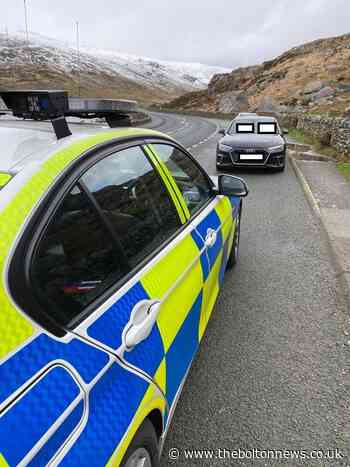 Driver from Bolton stopped and sent home by police in Wales