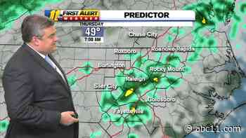 WEATHER: Scattered Showers For New Year's Eve