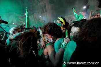 Los festejos en Buenos Aires por el aborto legal - La Voz del Interior