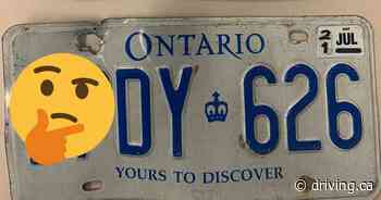 Toronto driver caught using Sharpie to edit plate expiration dates - Driving