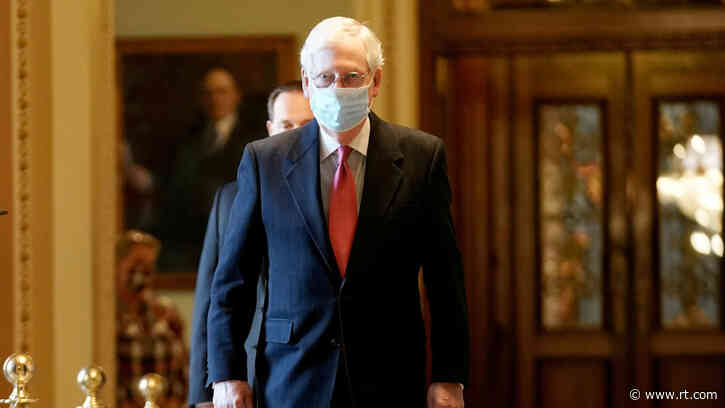 Bill offering $2000 Covid-19 stimulus checks has ‘no realistic path to quickly pass the Senate,’ blasts McConnell