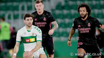 Lacklustre Real Madrid held at Elche