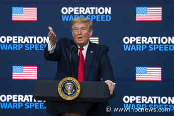 'Lower than we hoped': Trump officials ask for patience on vaccine