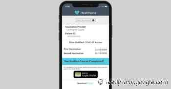 COVID-19 vaccination proof can be added to Apple Wallet in Los Angeles