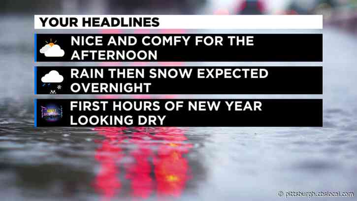 Pittsburgh Weather: 2021 Begins With Rain And Snow Overnight