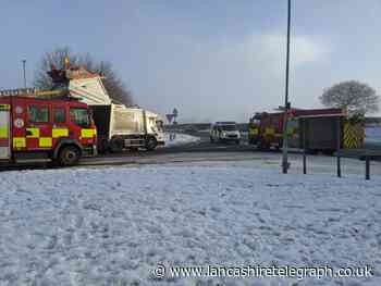 Bin lorry fire in Burnley under investigation