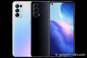 Oppo Reno 5 With Snapdragon 720G SoC, Quad Rear Cameras Launched: Price, Specifications