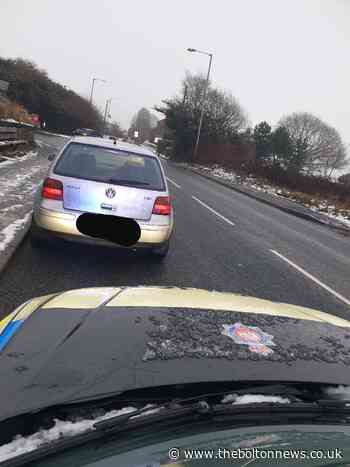 Police stop driver in Bolton who'd been disqualified since 2019