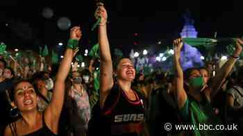 Argentina abortion: Activists celebrate Senate vote
