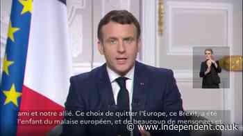 Brexit a product of ‘lies and false promises’, Macron says in New Year’s message